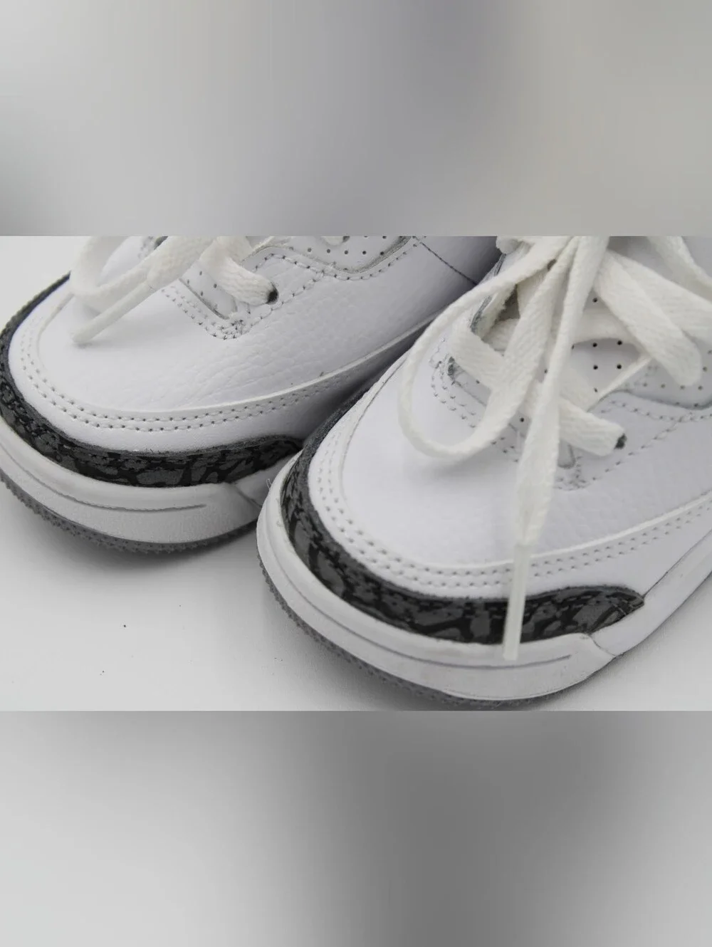 Jordan 3 Retro TD Dark Iris White Purple Size 5C